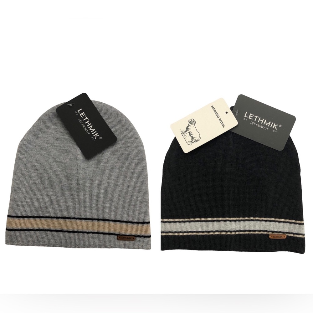 🆕 (2 PCs) LETHMIK | Beanie Skull Hat (Unisex)